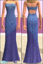 Sims 2 — Blue Dress by bottledinsanity — 