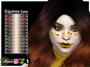 Sims 4 — Equinox Eyes by EvilQuinzel — Mystical eyes for fairies, nymphs, mermaids! - Facepaint category; - Female and