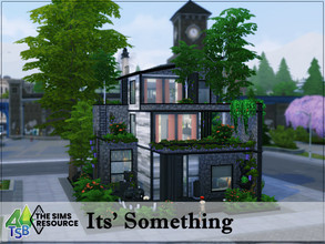 Sims 4 — It's Something by Bozena — The house is located in the Evergreen Harbor. - 2 bathroom - 2 bedroom Lot: 20x15