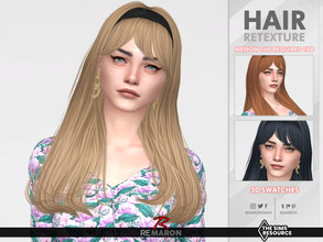 Sims 4 — Madelyn Hair Retexture Mesh Needed by remaron — Hair retexture for females in The Sims 4 PLEASE READ BEFORE