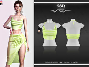 Sims 4 — Clothes SET-145 (TOP) BD511 by busra-tr — 10 colors Adult-Elder-Teen-Young Adult For Female Custom thumbnail
