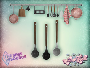 Sims 4 — Elewelds - Ladle by ArwenKaboom — Base game ladle in 3 recolors. You can find all objects by searching