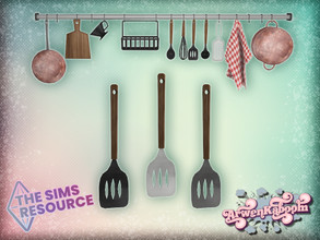 Sims 4 — Elewelds - Spatula by ArwenKaboom — Base game spatula in 3 recolors. You can find all objects by searching