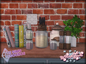 Sims 4 — Elewelds Kitchen Deco by ArwenKaboom — Decorative part of Elewelds set for the industrial style completion, it