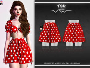 Sims 4 — Starwberry SET-146 (SKIRT) BD514 by busra-tr — 10 colors Adult-Elder-Teen-Young Adult For Female Custom
