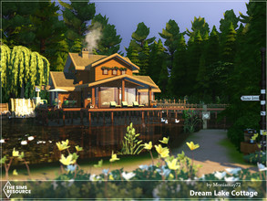 Sims 4 — Dreamy Lake Cottage by Moniamay72 — I built a Dreamy Lake Cottage.I appreciate the fun and joy of spending time