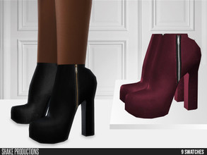 Sims 4 — 720 - Boots by ShakeProductions — Shoes/High Heel New Mesh All LODs Handpainted 9 Colors