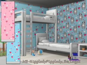 Sims 4 — MB-HiggledyPiggledy_Be_Lazy2 by matomibotaki — MB-HiggledyPiggledy_Be_Lazy2, cute children's wallpaper with