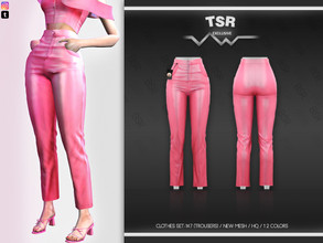 Sims 4 — Clothes SET-147 (TROUSERS) BD516 by busra-tr — 12 colors Adult-Elder-Teen-Young Adult For Female Custom