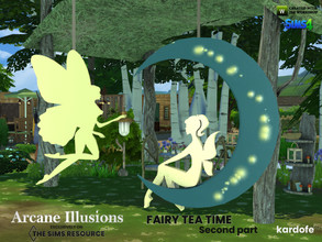 Sims 4 — Arcane Illusions Fairy tea time 2 by kardofe — Second part of the fairy tea, lights and decorative objects to