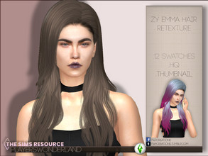 Sims 4 — _Zy Emma Hairstyle Retexture *MESH NEEDED* by PlayersWonderland — This hair retexture comes with a new whole new