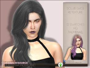 Sims 4 — Sclub LWN03 Retexture *MESH NEEDED* by PlayersWonderland — This hair retexture comes with a new whole new