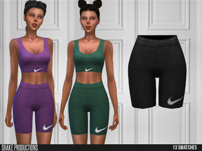 Sims 4 — 729 - Shorts by ShakeProductions — Leggings Shorts 10 Colors