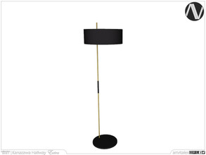Sims 4 — Kanazawa Floor Lamp by ArtVitalex — Hallway Collection | All rights reserved | Belong to 2021 ArtVitalex@TSR -