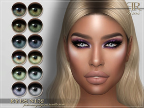 Sims 4 — FRS Eyes N152 by FashionRoyaltySims — Standalone Custom thumbnail All ages and genders 12 color options HQ