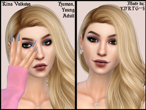 Sims 4 — Rina Volkova by YNRTG-S — Rina dresses like a celebrity, captures hearts like a celebirty, acts like a celebrity