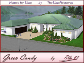 Sims 3 — Green Candy by ella47 — Green Candy is a wonderful One Storie House for your Sims Ther is a beautiful Master