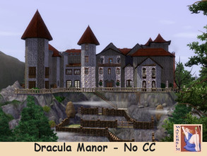 Sims 3 — ws Dracula Manor - No CC by watersim44 — Welcome to the Dracula Manor. Living for your Sims or Vampires? Living,
