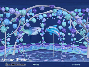 Sims 4 — Arcane Illusions - Adella by soloriya — Underwater decorative objects for your houses. Includes 11 objects: --2