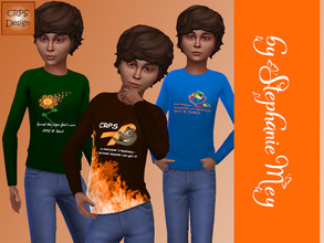 Sims 4 — CRPS boy shirts by Stephanie_Mey1991 — This set consists of 3 shirts with 10 different slots each. I would like