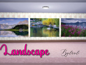 Sims 4 — Landscape by elisaeli1 — you want a cute house? good! put this on your living room! Created by me elisaeli, not