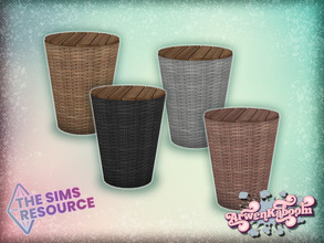 Sims 4 — Breezic - Coffee Table by ArwenKaboom — Base game end table in 4 recolors. You can find all objects by searching