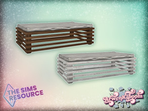 Sims 4 — Breezic - Ottoman by ArwenKaboom — Base game ottoman in 8 recolors. You can find all objects by searching