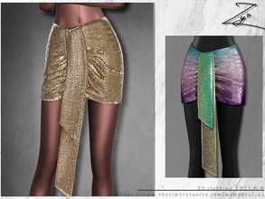 Sims 4 — Sequin Ribbon mini skirt by _zy — New mesh 18 colors All lods HQ compatible All Maps I strongly recommend that