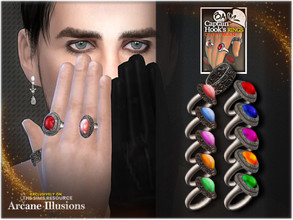 Sims 4 — Captain Hook's Rings - ArcaneIllusions by BAkalia — Hello :) This is Captain Hook's rings from the wonderful
