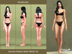 Sims 4 — Body N1 by Valuka — This is the new body preset for female from teen to elder. Custom thumbnail. Highly