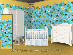 Sims 4 — MB-HiggledyPiggledy_HoneyBee by matomibotaki — MB-HiggledyPiggledy_HoneyBee, cute children's wallpaper with