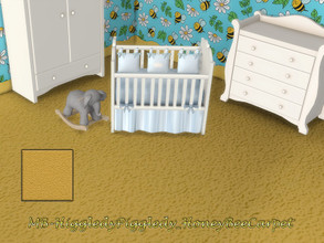 Sims 4 — MB-HiggledyPiggledy_HoneyBeeCarpe by matomibotaki — MB-HiggledyPiggledy_HoneyBeeCarpet, fluffy matching carpet