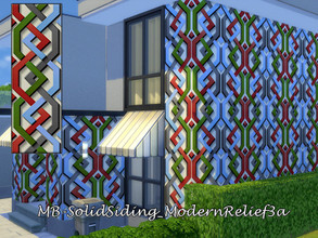 Sims 4 — MB-SolidSiding_ModernRelief3a by matomibotaki — MB-SolidSiding_ModernRelief3a, modern exterior wall cladding,