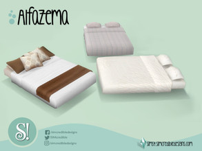 Sims 4 — Alfazema Mattress by SIMcredible! — by SIMcredibledesigns.com available at TSR 3 colors variations