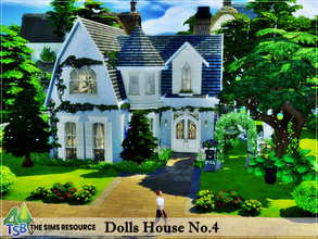 Sims 4 — Dolls House No.4 by Bozena — The house is located in the Finchwick . Henford On Bagley. - 1 bathroom - 1 bedroom