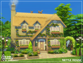 Sims 4 — Nettle House by sharon337 — Nettle House is a 4 Bedroom 3 Bathroom family home. It's built on a 30 x 20 lot in