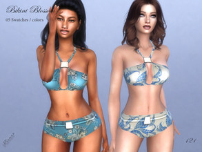 Sims 4 — Bikini Blossom by pizazz — Bikini Blossom for your sims 4 game. image above was taken in game so that you can