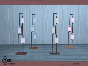 Sims 4 — Sophia. Floor Light by soloriya — Floor light. Part of Sophia set. 4 color variations. Category: Ligts - Floor