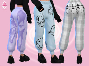 Sims 4 — Baggy Pants by simmingwithboba — BGC (Base Game Compatible) 24 Swatches Found under Pants REMEMBER TO DOWNLOAD