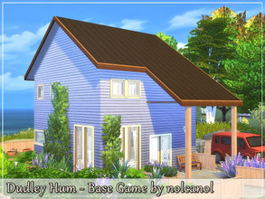 Sims 4 — Dudley Hum - Base Game / No CC by nolcanol — Dudley Hum is a small, modern home that can be used as a vacation