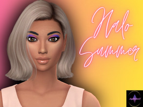 Sims 4 — Halo Summer Palette by AshleyCharmed12 — 10 Summer Eyeshadows, Featuring 2 single shades and 8 combos.