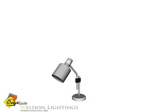 Sims 4 — Weldon Table Lamp by Onyxium — Onyxium@TSR Design Workshop Lighting Collection | Belong To The 2021 Year