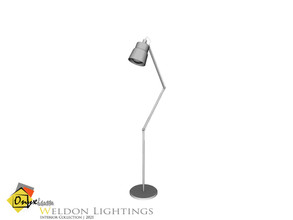 Sims 4 — Weldon Floor Lamp by Onyxium — Onyxium@TSR Design Workshop Lighting Collection | Belong To The 2021 Year
