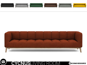 Sims 4 — Cycnus Sofa by wondymoon — - Cycnus Living Room - Sofa - Wondymoon|TSR - Creations'2021