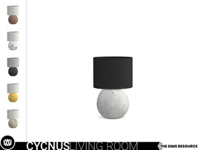 Sims 4 — Cycnus Table Lamp by wondymoon — - Cycnus Living Room - Table Lamp - Wondymoon|TSR - Creations'2021