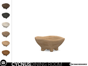 Sims 4 — Cycnus Bowl by wondymoon — - Cycnus Dining Room - Bowl - Wondymoon|TSR - Creations'2021
