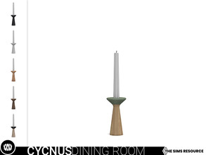 Sims 4 — Cycnus Candle by wondymoon — - Cycnus Dining Room - Candle - Wondymoon|TSR - Creations'2021