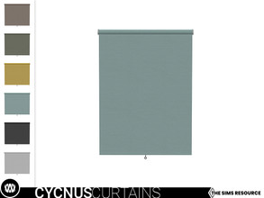 Sims 4 — Cycnus Roller Blind [2 Tiles - Long] by wondymoon — - Cycnus Curtains - Roller Blind [2 Tiles - Long] -
