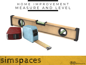 Sims 4 — Home Improvement - measure and level by simspaces — Part of the Home Improvement set: keep it on the level, and