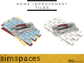 Sims 4 — Home Improvement - tiles by simspaces — Part of the Home Improvement set: gotta have something to go with your